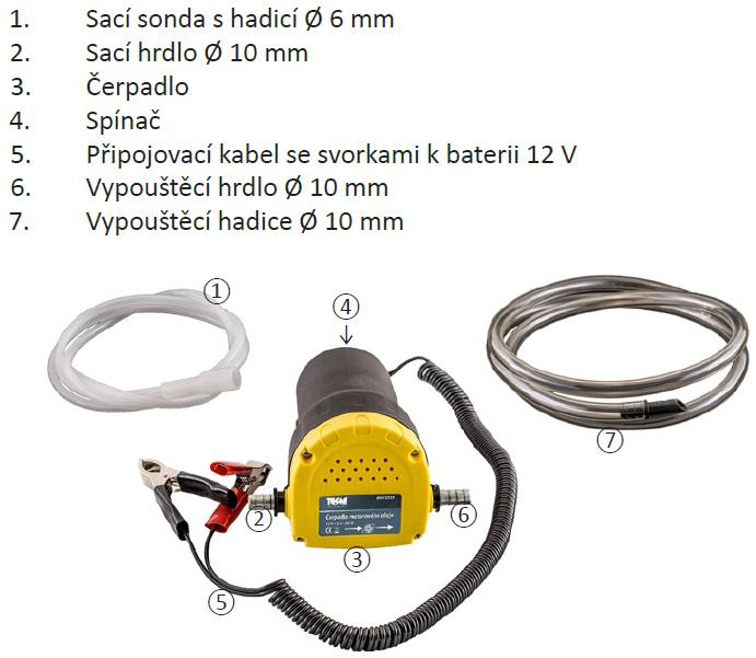 TUSON RIN72539 čerpadlo motorového oleje 12V TUSON RIN72539 čerpadlo motorového oleje 12V