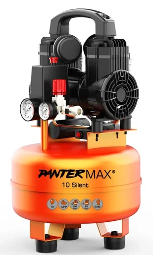 PANTERMAX AirFlow 10 SILENT tichý bezolejový kompresor 0,9kW, 10l, 230V