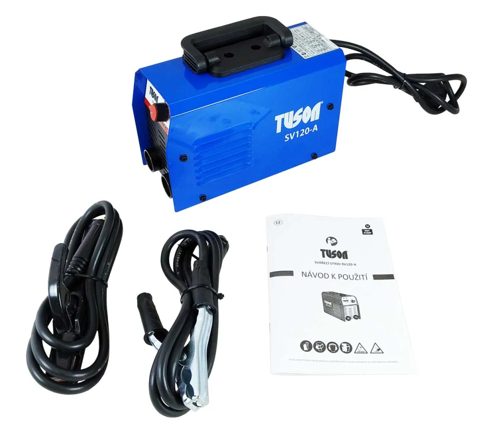 TUSON SV120-A Svářecí invertor, metoda MMA + kabely