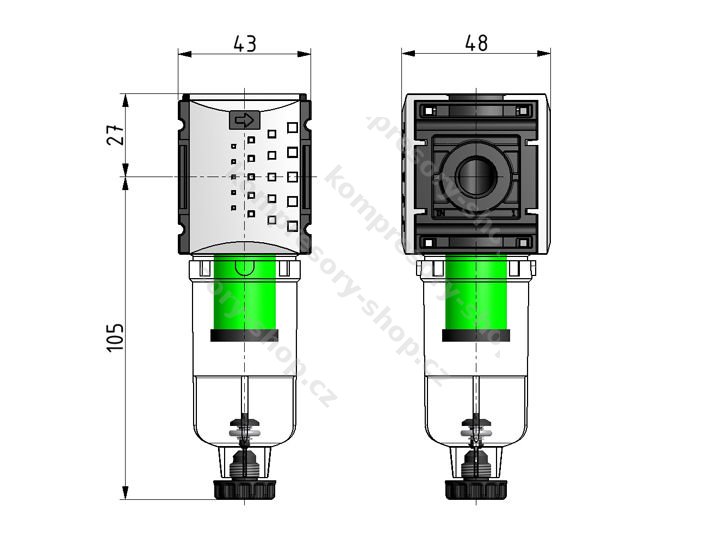 KNOCKS KCFI-138 HA (G3/8") Submikrofiltr