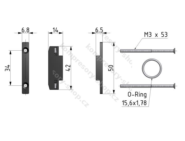 KNOCKS KKOP.0 Montážní (spojovací) sada