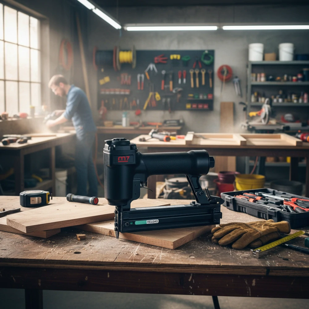 M7 SJ-1830F pneu hřebíkovačka 15-30 mm