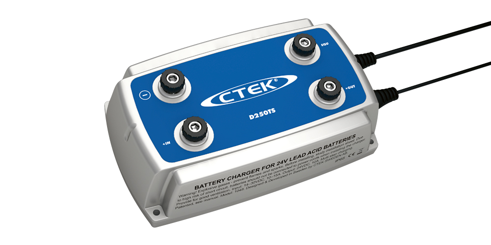 CTEK D250TS Plně automatizovaná nabíječka 24V, 10A