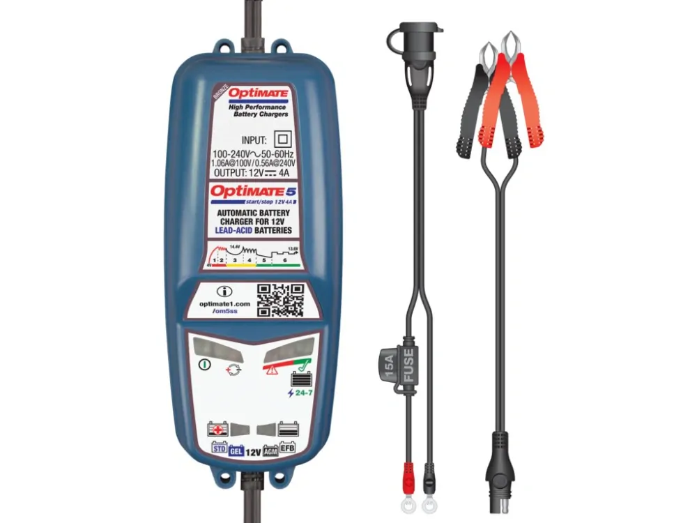 TECMATE OPTIMATE 5 Start/Stop 12V 4A automatická nabíječka (TM220)