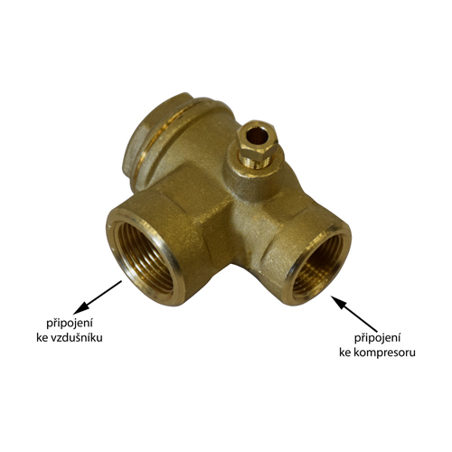 Black Wind VZ-120 Ventil zpětný 3/4"x3/4" vnější/vnitřní 1/8", viton