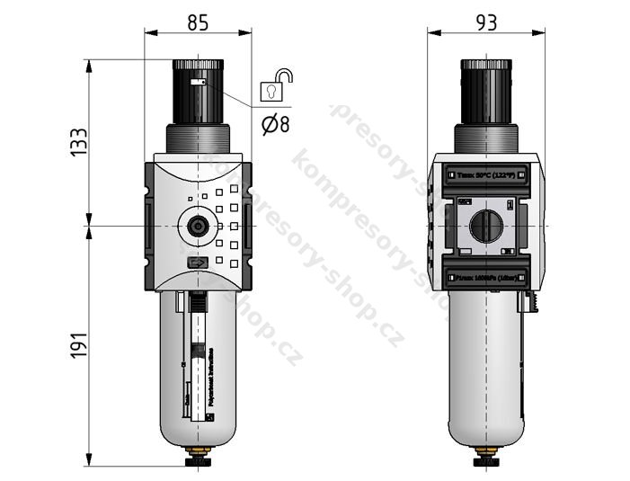 KNOCKS KFRG-41 G HA4 (G1") regulátor s filtrem