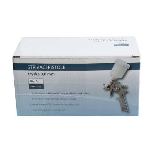 SGH2000 mini stříkací pistole HVLP tryska 0,8mm, 100ml