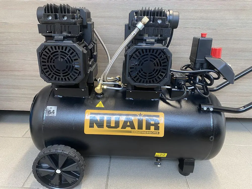 Nuair SILTEK TB 50 D tichý bezolejový kompresor 2,2kW