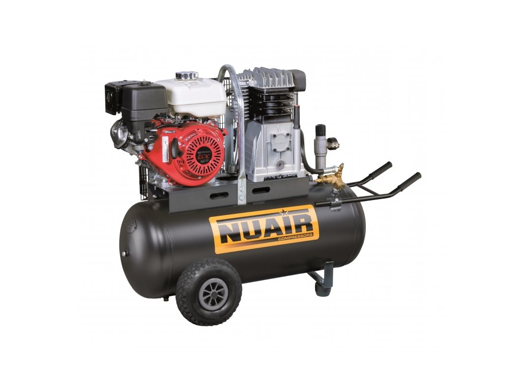 NUAIR B3800/5,5S/100 Honda benzinový pístový kompresor 4kW