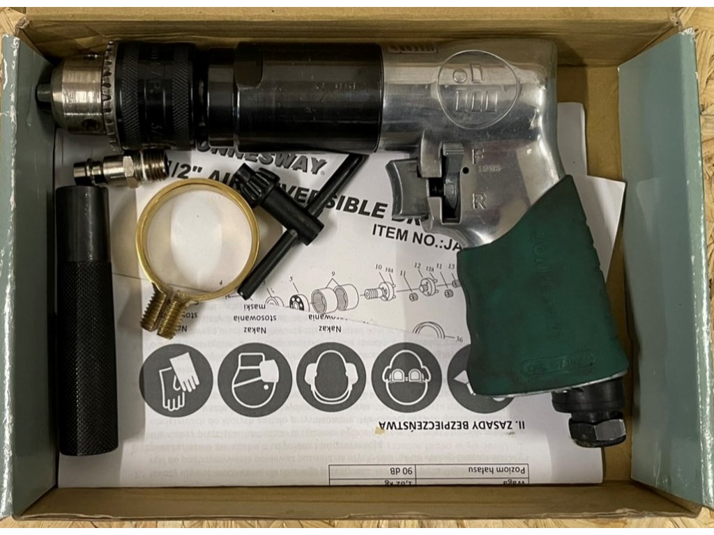 Jonnesway JAD-6244A Obousměrná vrtačka na pneumatický pohon