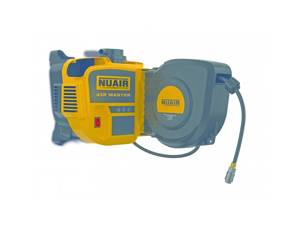 Nuair AIR MASTER bezolejový kompresor s hadicovým navijákem