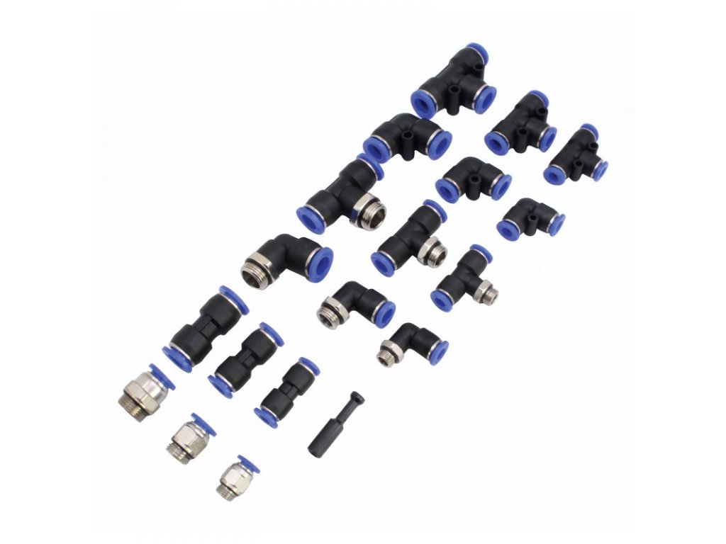 ASTA A-F180T Hadicové rychlospojky, různé druhy, sada 180 ks