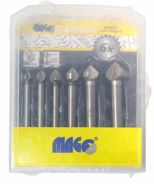 MAGG 070017 Sada záhlubníků - 6 ks