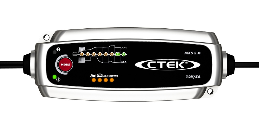 CTEK MXS 5.0 + kufřík automatická nabíječka