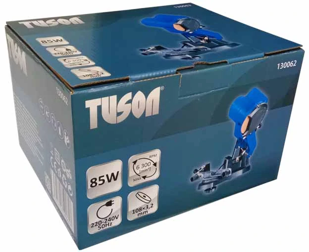 TUSON 130062 ostřička řetězů - poloautomatický posuv řetězu