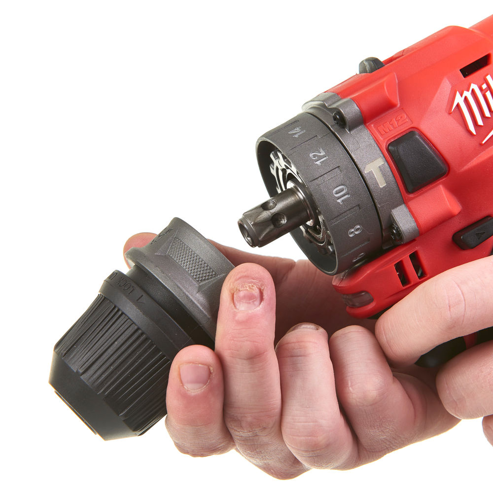 MILWAUKEE M12 FPDX-0 Aku příklepová vrtačka 37Nm, 12V (bez aku) - 4933464135