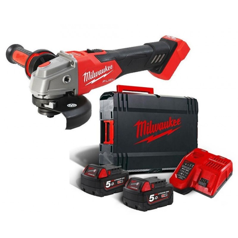 MILWAUKEE M18 FSAG125XB-502X Aku úhlová bruska 18V / 5,0Ah - 4933478430
