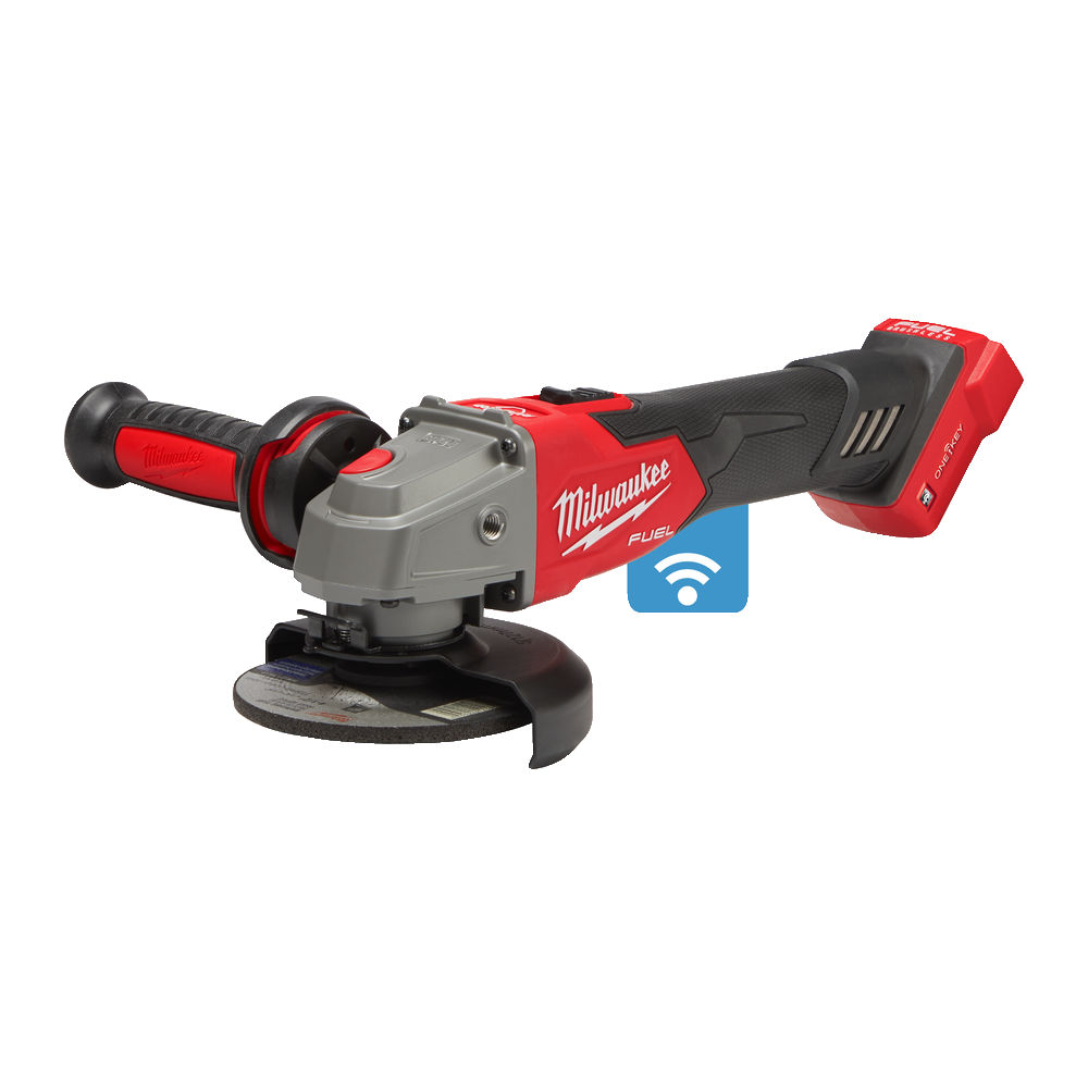 MILWAUKEE M18 ONEFSAG125XB-0X Aku ONE-KEY Úhlová bruska s posuvným spínačem 125 mm, 18V (bez aku) - 4933478433