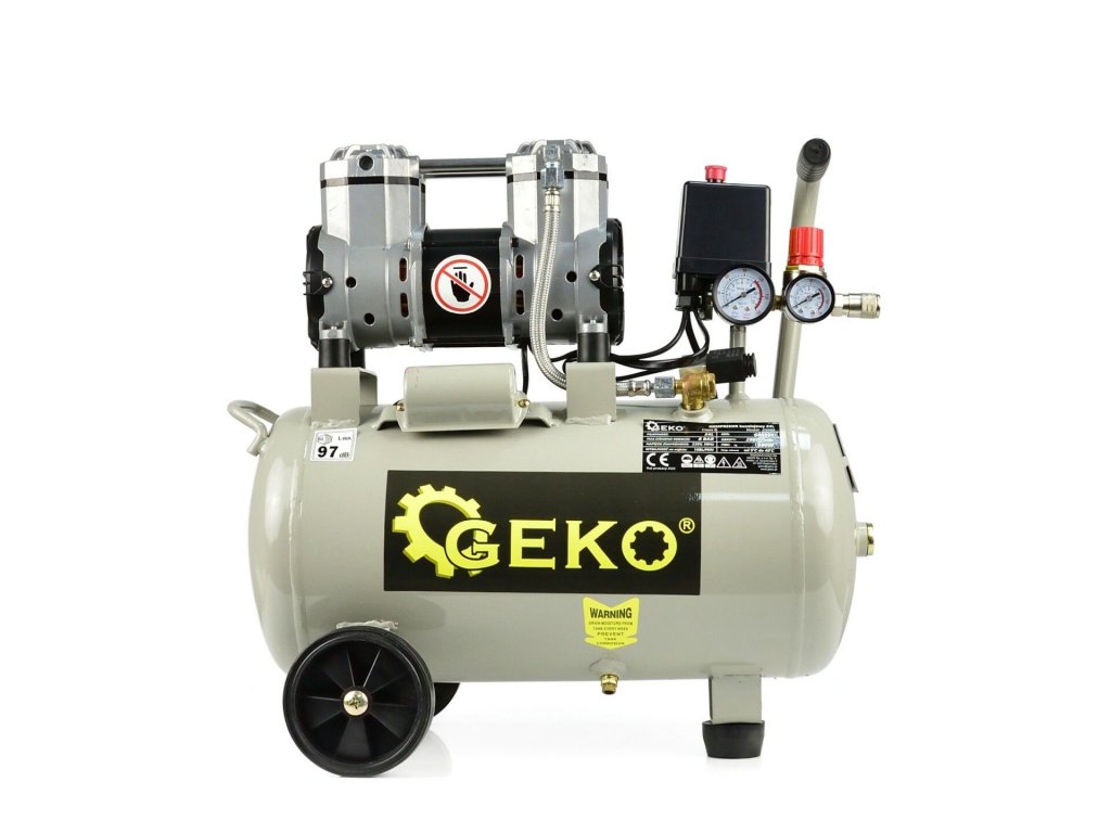 GEKO G80335 bezolejový kompresor 24 l, 980W