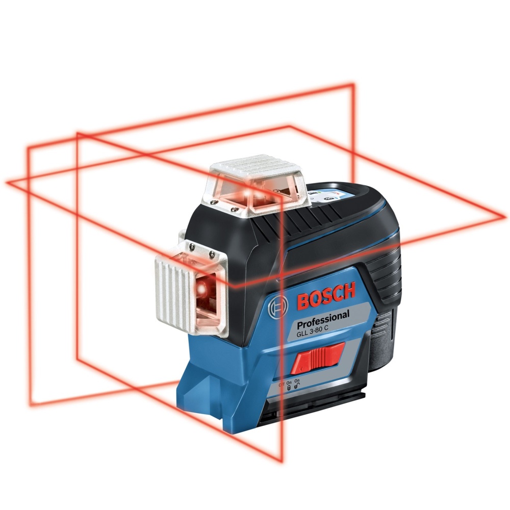 BOSCH GLL 3-80 C+BM1+L-Boxx Aku čárový laser set - 0601063R02