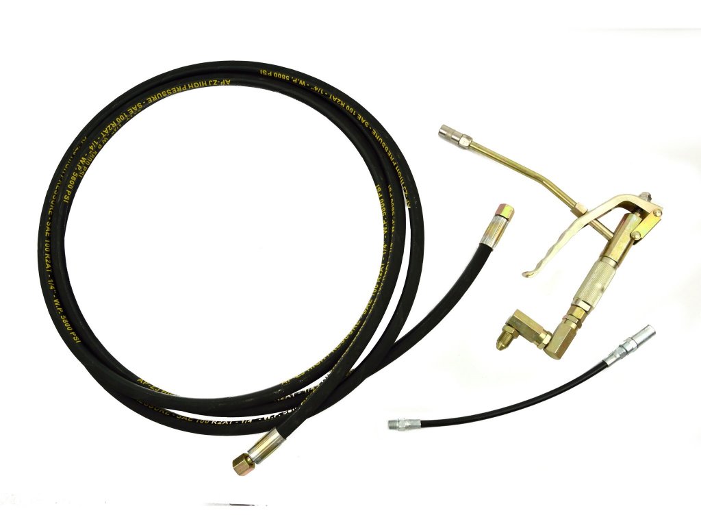 GEKO G01142 Maznice pneumatická, objem 12 litrů, hadice 4 metry, s pedálem, pojízdná