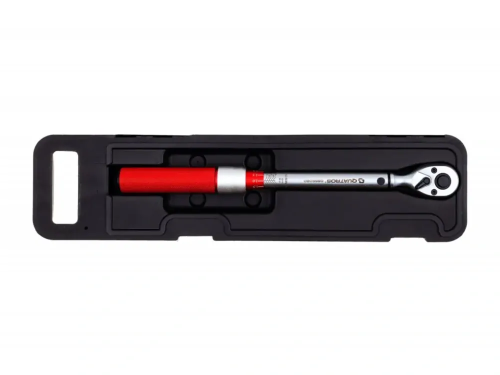 QUATROS QS59060 Momentový klíč 3/8" 10-60 Nm, zvýšená přesnost 3 %, s certifikátem