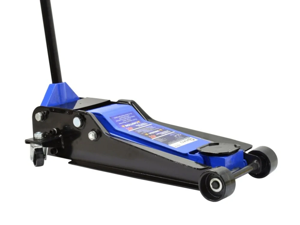 GEKO PREMIUM G02196 Pojízdný hydraulický zvedák 4t, nízkoprofilový, 95 - 550 mm, dvojitá pumpa