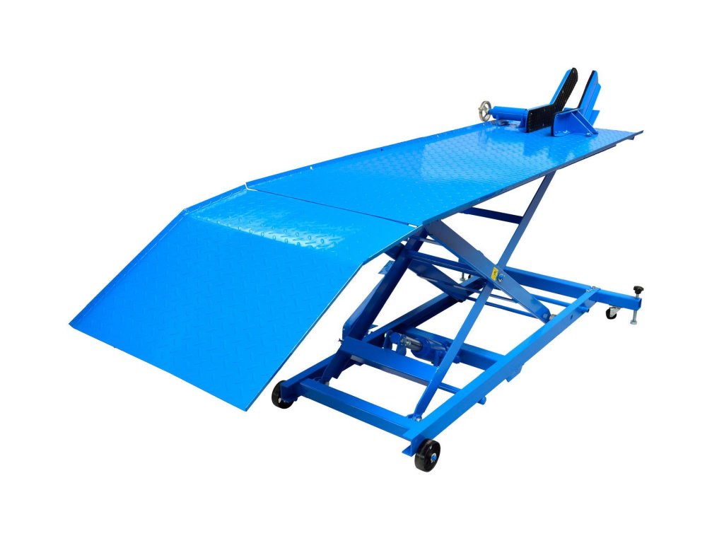 GEKO G02185 Hydraulický zvedák na motorku nůžkový, nosnost 450 kg