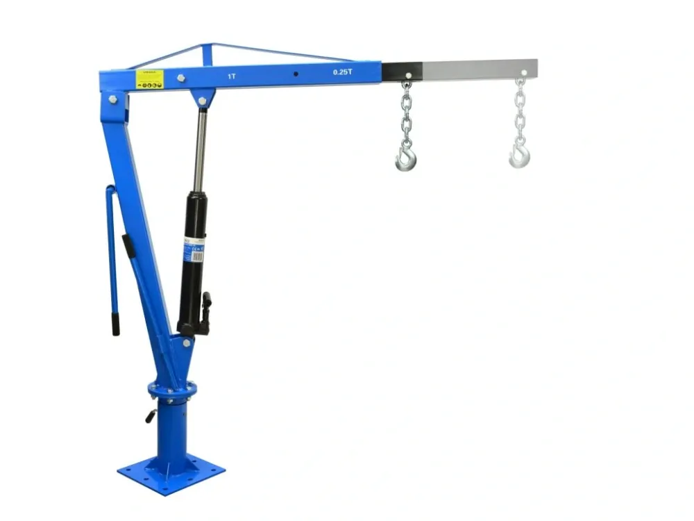 GEKO G02105 Dílenský jeřáb hydraulický 1 t, otočný skládací