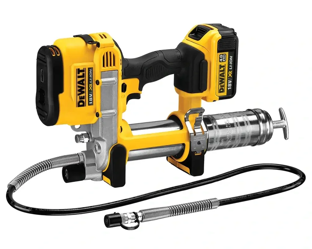 DEWALT DCGG571M1 Aku mazací lis 18V; 1x 4,0Ah