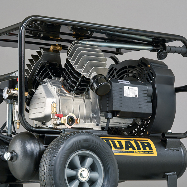 NUAIR GVM/11+11 profesionální dvouválcový stavební olejový kompresor 2,2kW