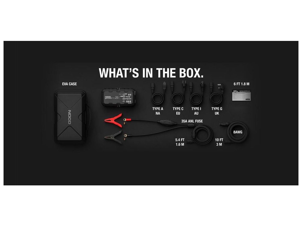 NOCO GeniusPRO 25 automatická nabíječka 6V/12/24V - 25A