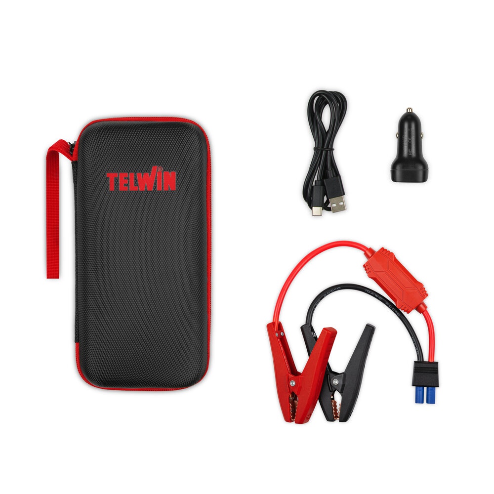 TELWIN DRIVE 1750 XC multifunkční lithiový booster a záložní baterie (jump starter)