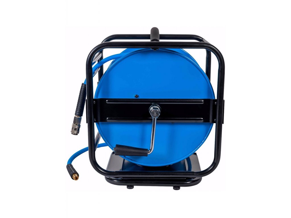 Airpress TS46573 navíjecí buben s pneu hadicí 30m, průměrem 8x12 mm a otočným ocelovým rámem