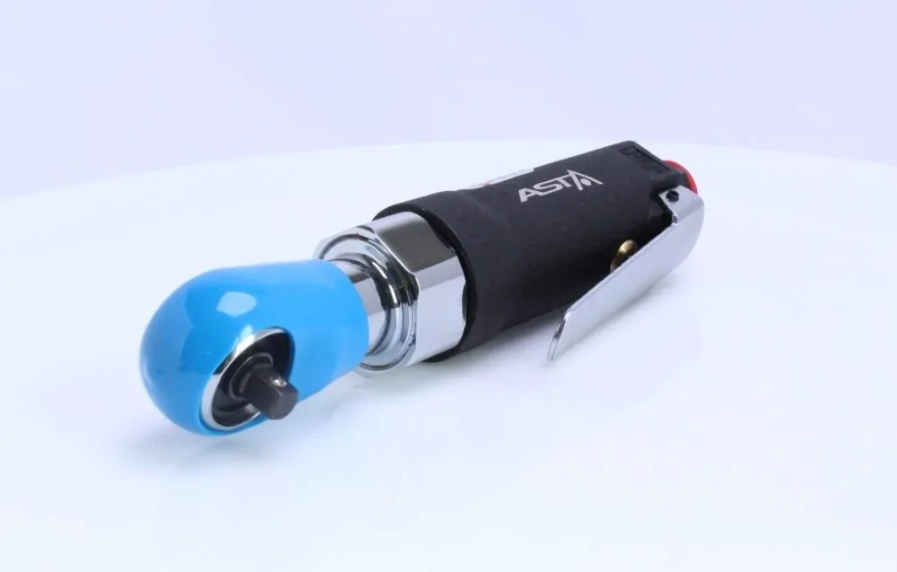 ASTA A-0721B pneumatická ráčna 1/4", extra krátká, 34 Nm