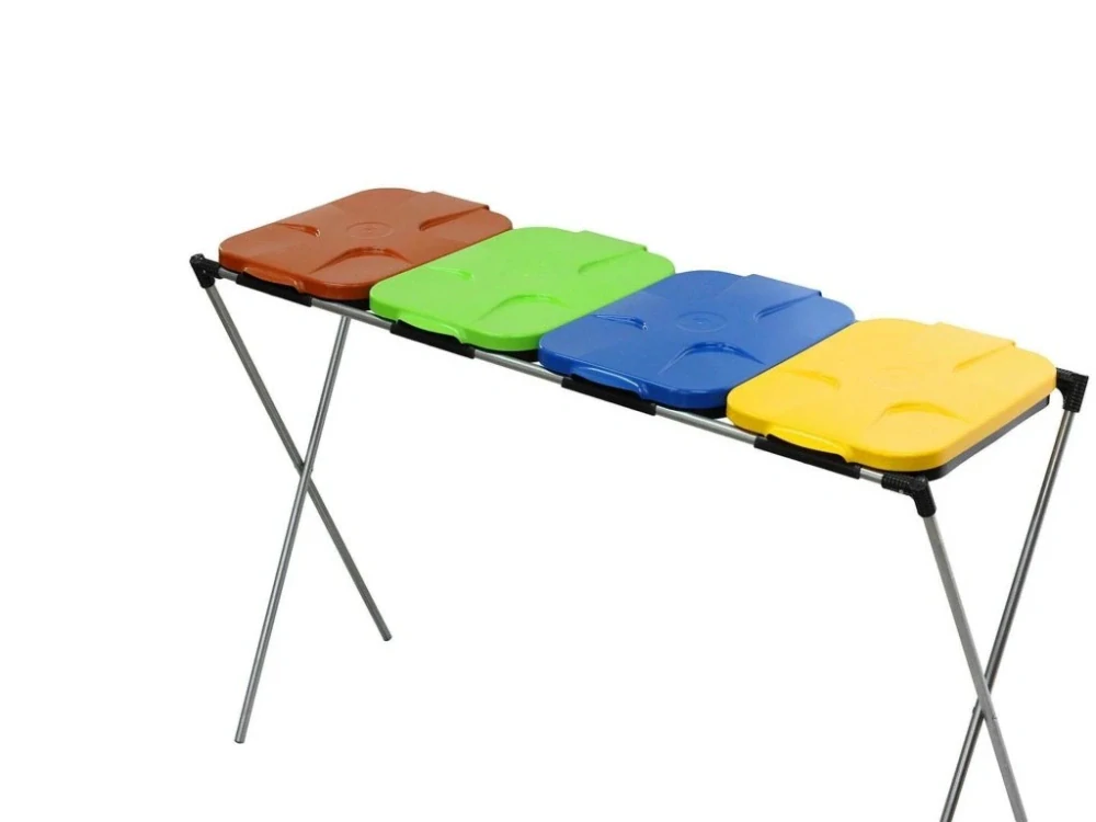 GEKO G71261 Stojan pro 4 pytle na tříděný odpad, 120 - 240 l