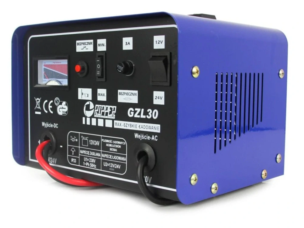 RIPPER GZL-30 Nabíječka autobaterií 12/24V, 30-250 Ah
