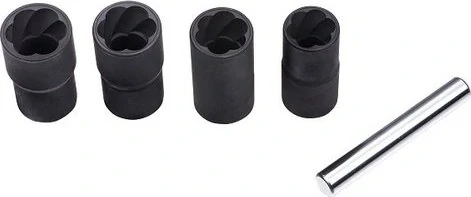 QUATROS QS50927 Hlavice 1/2” na poškozené šrouby, velikosti 17-22 mm, sada 5 ks