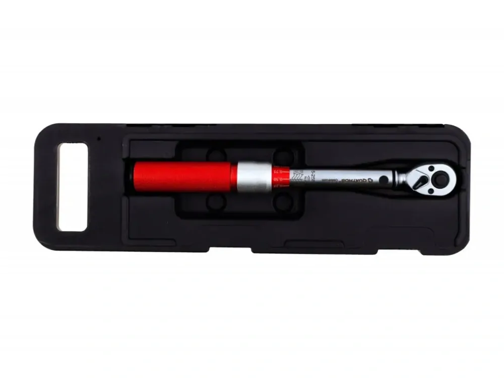 QUATROS QS59025 Momentový klíč 1/4" 5-25 Nm, zvýšená přesnost 3 %, s certifikátem