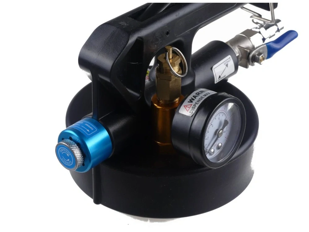 QUATROS QS60642 Pneumatická plnička oleje automatických převodovek ATF, s adaptéry, 8 l