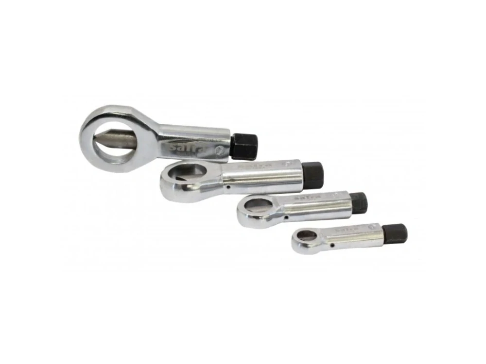 SATRA S-1024 Střihače poškozených, přirezlých matic, 9-36 mm, sada 4 ks