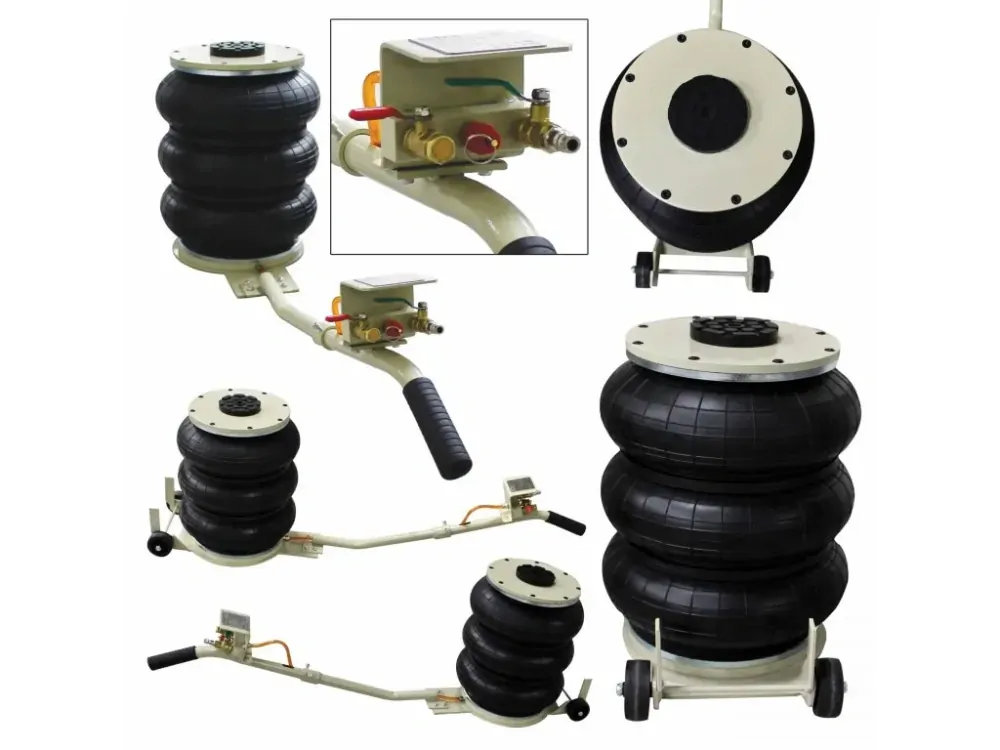 SATRA S-ABJ5 Pneumatický měchový zvedák "Sněhulák", pojízdný, nosnost 5t, 150-400 mm