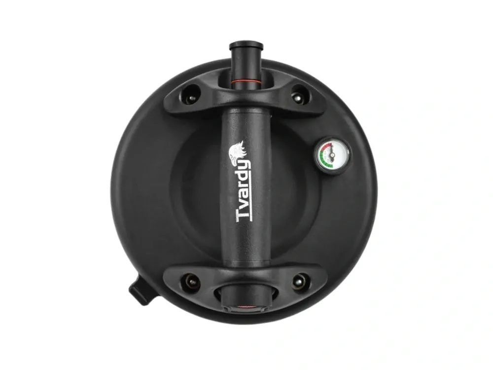 TVARDY T01254 Přísavka vakuová na sklo s manometrem, 200 mm, 120 kg (GEKO)