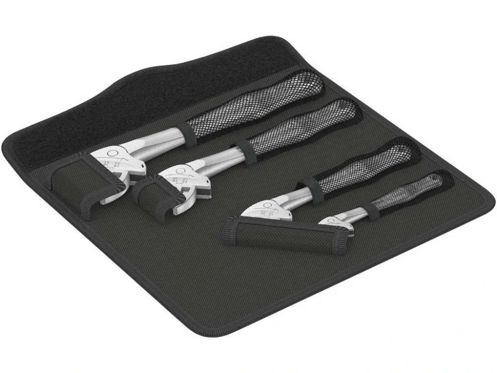 Wera 020110 Sada otevřených samonastavovacích klíčů 6004 Joker 4 Set 1, 7-19 mm, 1/4-3/4", 4ks