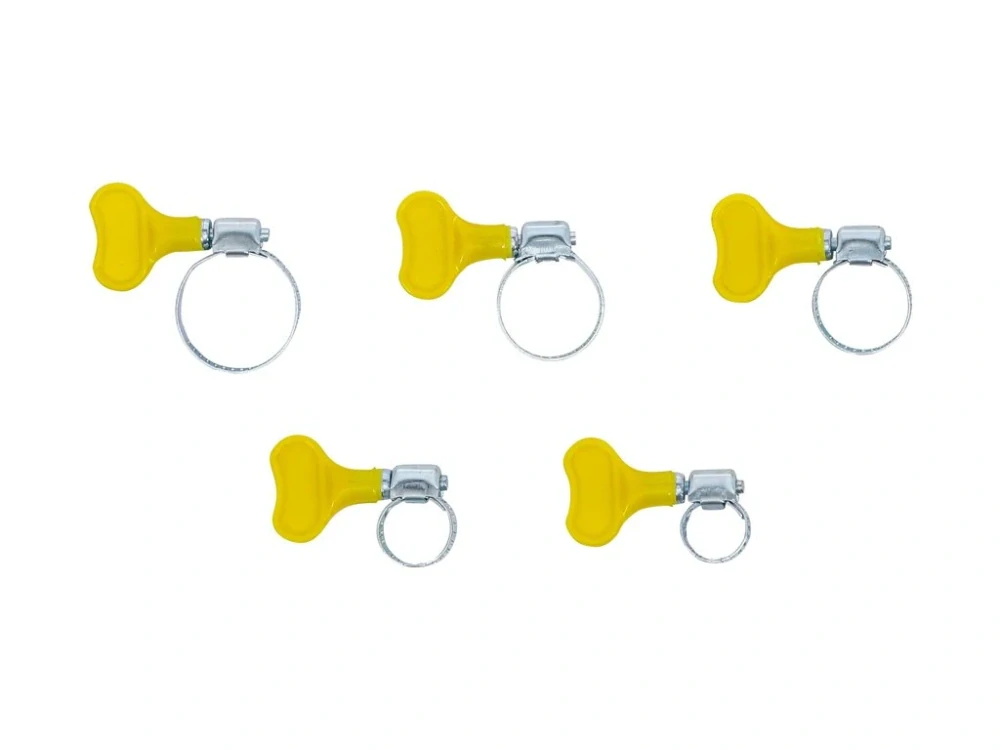 BGS 80859 Hadicové spony s Y-klíčem 13-25 mm, sada 26 ks