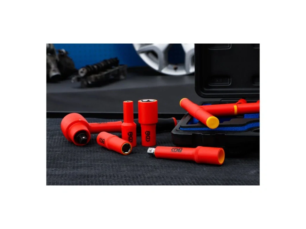 BGS 7133 Elektrikářská gola sada 3/8" Pro Torque VDE, izolovaná, 7-22 mm, 12 dílů