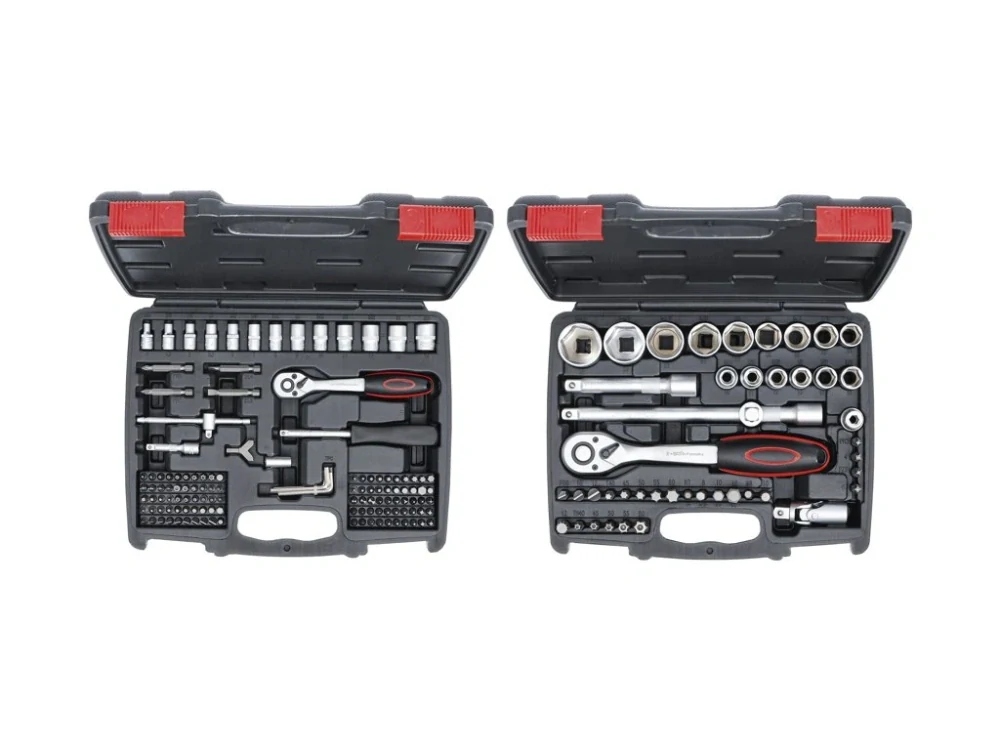 BGS 9192 Gola sada 1/4" + Gola sada 1/2" palcová, 174 dílů