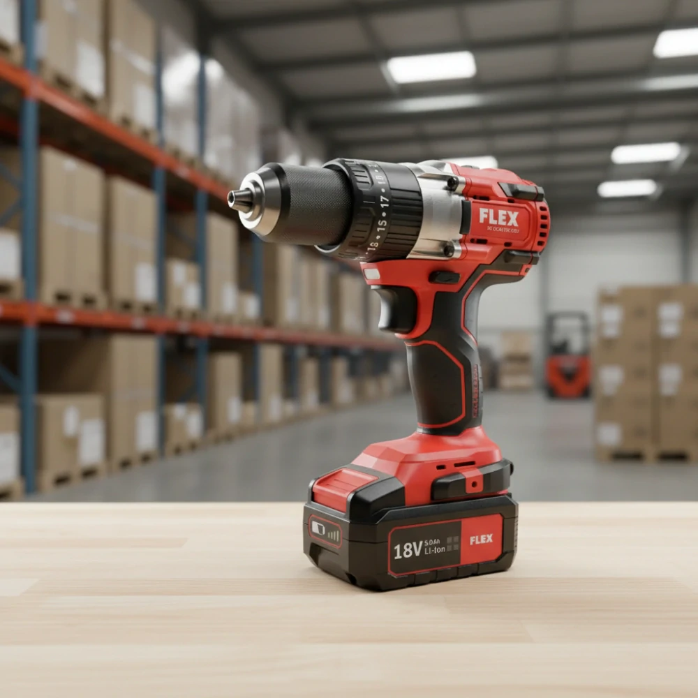 FLEX PD 2G 18.0-EC FS 55 Aku příklepová vrtačka 18V; 2x 5,0Ah - 516.171