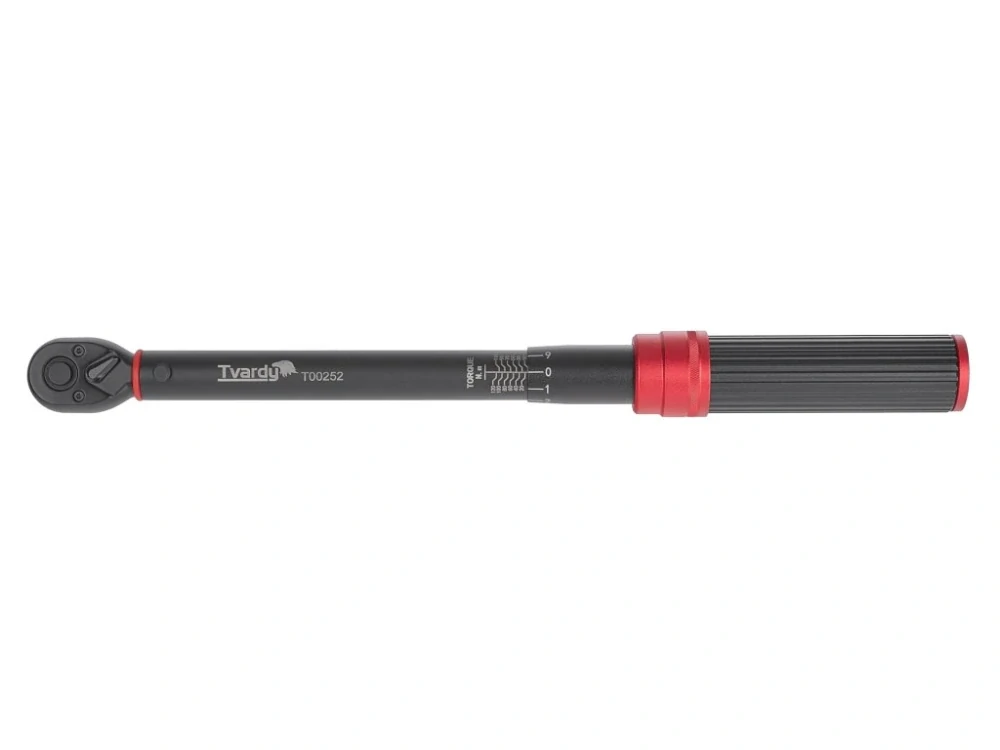 TVARDY T00252 Momentový klíč 3/8", 10-120 Nm, s přepínací ráčnou, přesný (+-3%), kalibrovaný