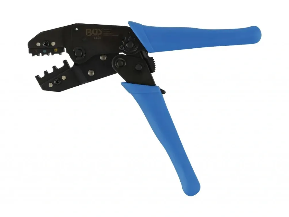 BGS 1426 Kleště krimpovací (lisovací), ráčnové (s aretací), pro izolované konektory